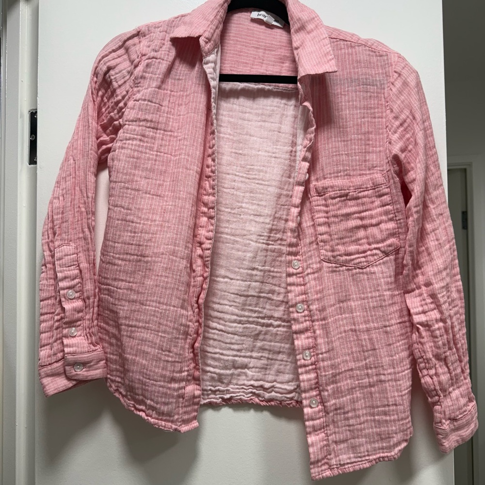 Pink Button-Up Shirt